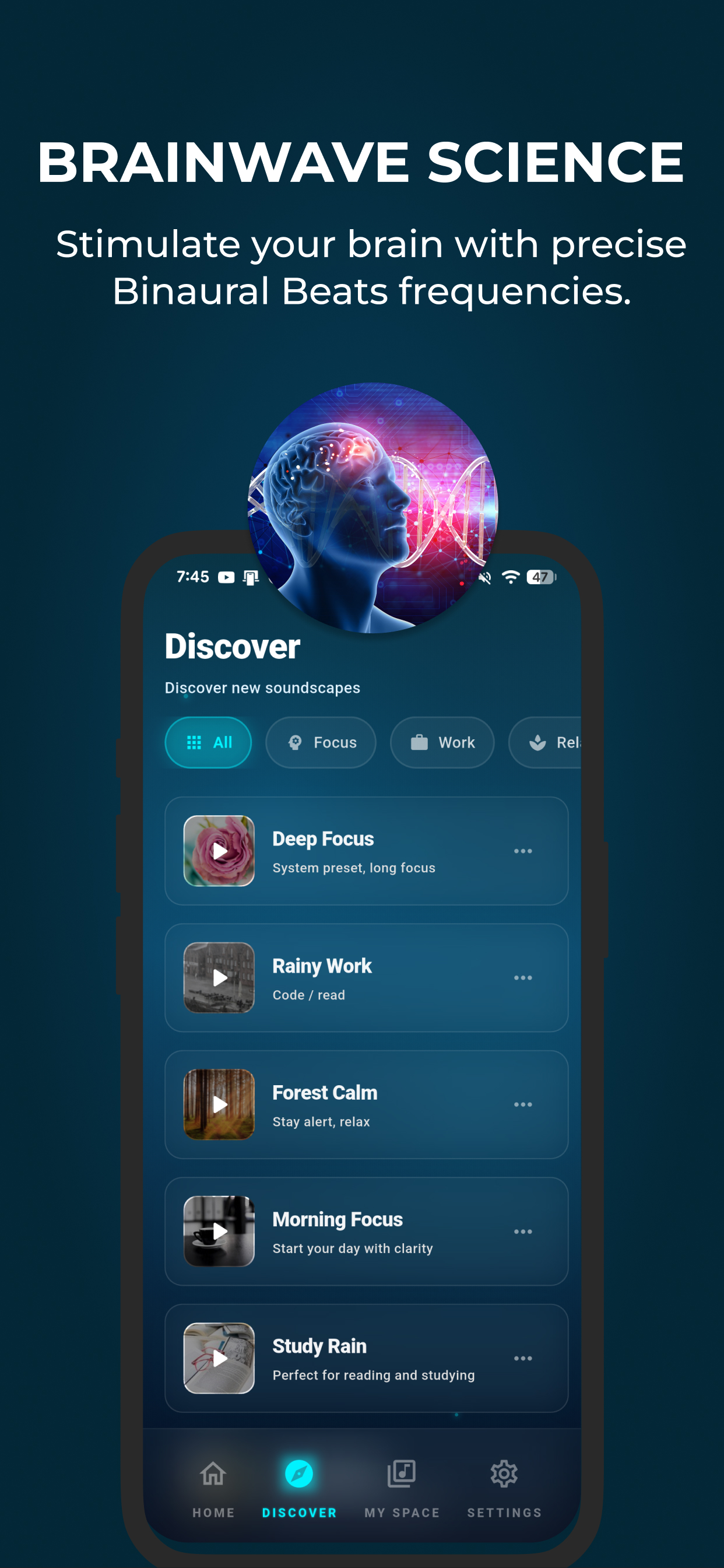 Focus Flow timer screen